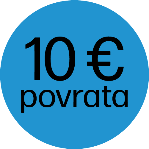 10 € povrata